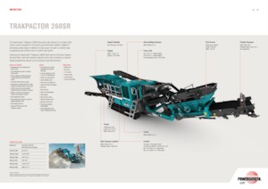 Postrojenja za reciklažu ruševina Powerscreen Trakpactor 260SR