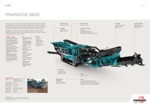 Postrojenja za reciklažu ruševina Powerscreen Trakpactor 260SR