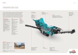 Postrojenja za reciklažu ruševina Powerscreen Trakpactor 320