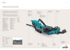 Postrojenja za reciklažu ruševina Powerscreen Trakpactor 500SR