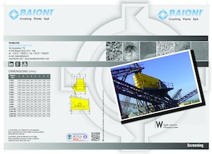 Postrojenja za reciklažu ruševina Baioni W400/2