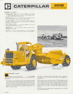 Strugalice Caterpillar 621B