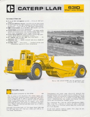 Strugalice Caterpillar 631D