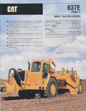Strugalice Caterpillar 637E