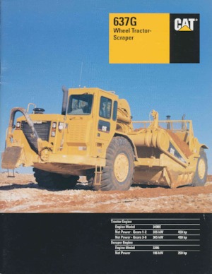 Strugalice Caterpillar 637G