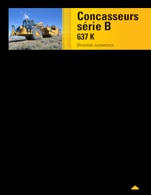 Strugalice Caterpillar 637K