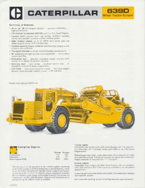 Strugalice Caterpillar 639D