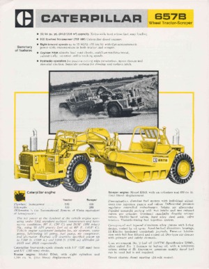 Strugalice Caterpillar 657B