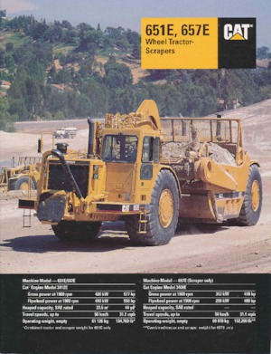 Strugalice Caterpillar 657E
