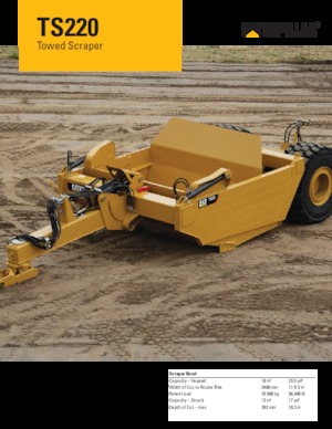 Strugalice Caterpillar TS220