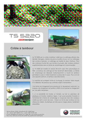 Sita za biljke Neuson-Ecotec TS 5220 LS