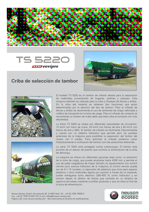 Sita za biljke Neuson-Ecotec TS 5220 LS