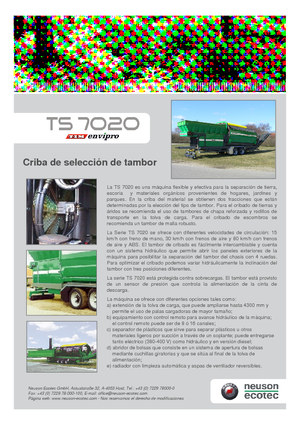 Sita za biljke Neuson-Ecotec TS 7020