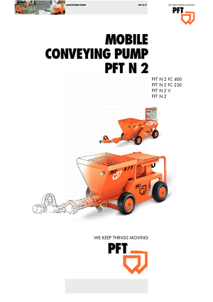 Pumpe za vijčane transportere PFT N 2 V