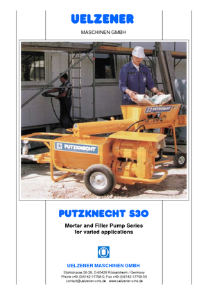 Pumpe za vijčane transportere Uelzener S 30 R210 UE5O7R2