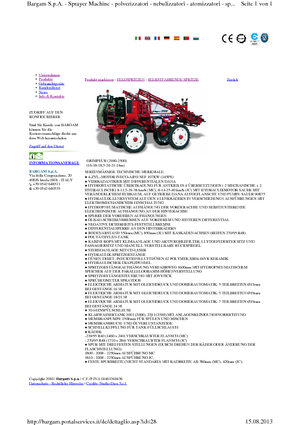 Samohodne poljske prskalice Bargam Grimpeur 2500 MC