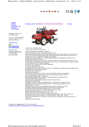 Samohodne poljske prskalice Bargam Mac 4000 XL