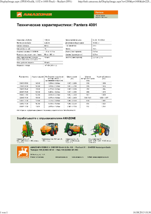 Samohodne poljske prskalice Amazone Pantera 4001 (33)