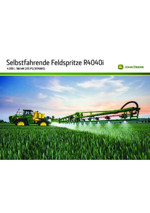 Samohodne poljske prskalice John Deere R4040i