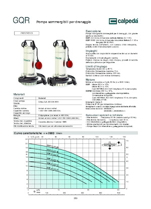 Kanalizacijske pumpe Calpeda GQR 10-16