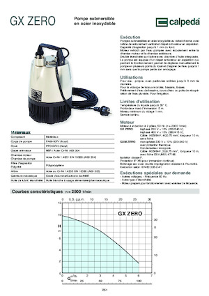 Kanalizacijske pumpe Calpeda GQS 40-9