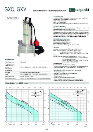 Kanalizacijske pumpe Calpeda GXC 40-13
