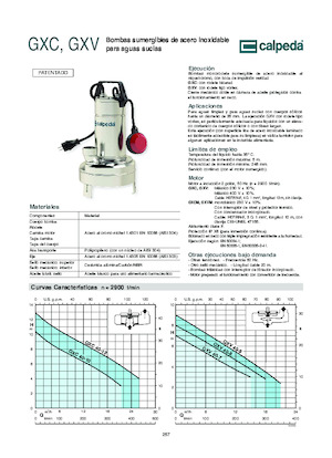 Kanalizacijske pumpe Calpeda GXC 40-13