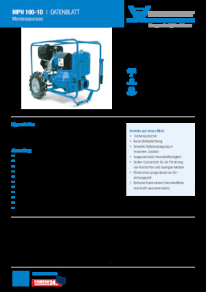 Kanalizacijske pumpe Heide-Pumpen MPH 100-1D