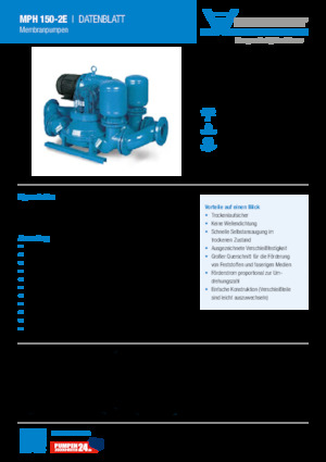 Kanalizacijske pumpe Heide-Pumpen MPH 150-2D