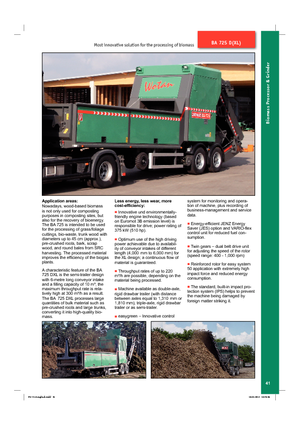 Strojevi za usitnjavanje Jenz BA 725 D