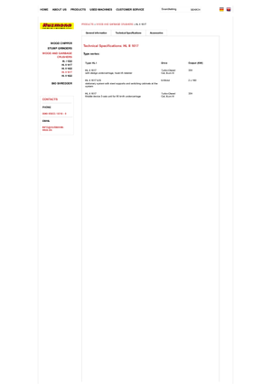 Strojevi za usitnjavanje Husmann HL II 1617 HL
