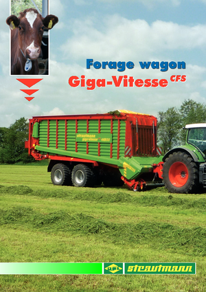Prikolice za silažu Strautmann Giga-Vitesse CFS 4001