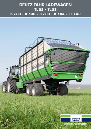 Prikolice za silažu DEUTZ-FAHR K 7.39