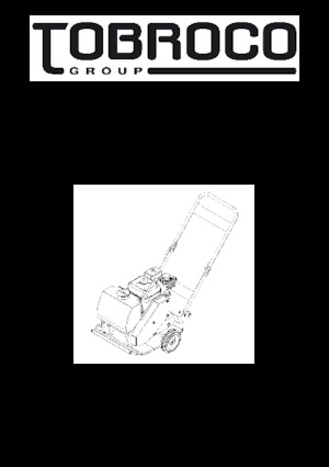 Jednosmjerni vibracioni nabijači ploča Samac T19B