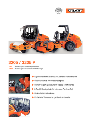 Valjci s jednim bubnjem Hamm 3205