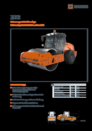 Valjci s jednim bubnjem Hamm 322