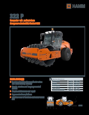 Valjci s jednim bubnjem Hamm 322 P