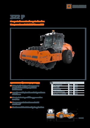 Valjci s jednim bubnjem Hamm 322 P