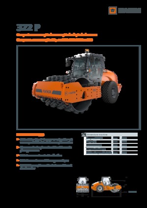 Valjci s jednim bubnjem Hamm 322 P