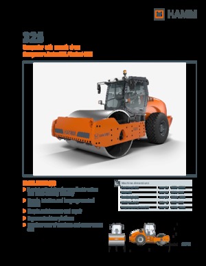 Valjci s jednim bubnjem Hamm 325