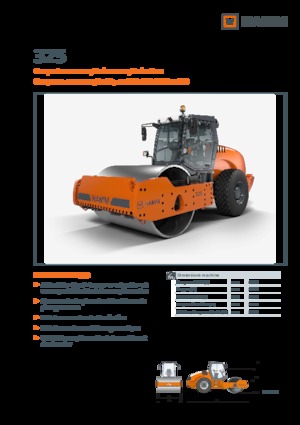 Valjci s jednim bubnjem Hamm 325