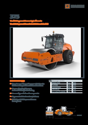 Valjci s jednim bubnjem Hamm 325