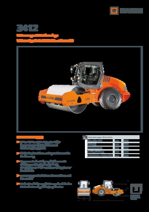 Valjci s jednim bubnjem Hamm 3412