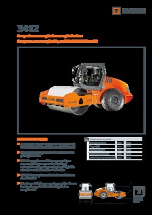 Valjci s jednim bubnjem Hamm 3412