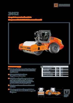 Valjci s jednim bubnjem Hamm 3412