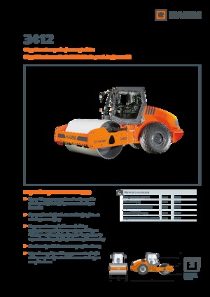 Valjci s jednim bubnjem Hamm 3412