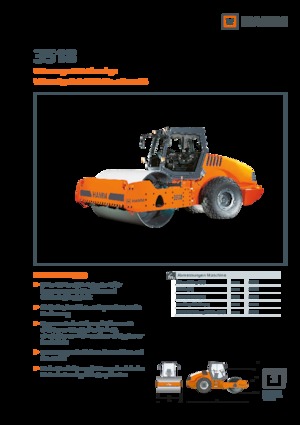 Valjci s jednim bubnjem Hamm 3518