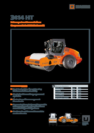 Valjci s jednim bubnjem Hamm 3518 HT