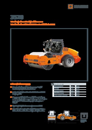 Valjci s jednim bubnjem Hamm 3520