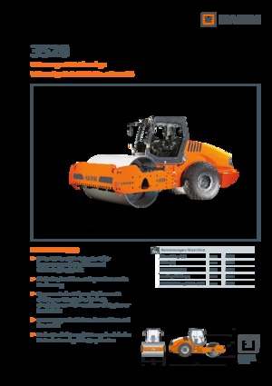 Valjci s jednim bubnjem Hamm 3520